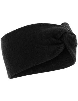 Beechfield® Twist Knit Headband - Black